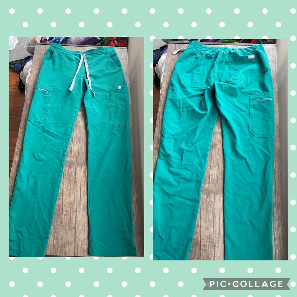 Figs Hunter Green Pants!